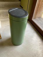 Brabantia Soft Touch Bin 30 L mosgroen - vuilnisemmer, Comme neuf, 20 à 30 litres, Enlèvement, Métal