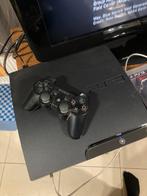 PS3 Slim noire 120 Gb avec 1 manette et 3 jeux., Avec 1 manette, Comme neuf, 120 GB, Avec jeux