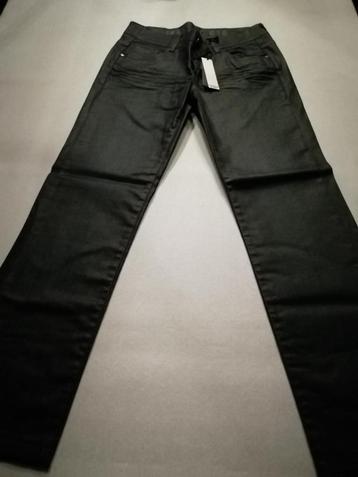 Toffe broek dames IKKS denim, zwart blinkend, NIEUW beschikbaar voor biedingen