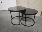 Table basse ou tables d'appoint (2 pièces), Maison & Meubles, Tables | Tables de salon, Rond, Autres essences de bois, Enlèvement