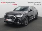 Audi Q3 Sportback PHEV Q3 Sportback PHEV 45 TFSIe S line S t, Automaat, Zwart, 36 g/km, Hybride Elektrisch/Benzine