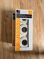 6x Spots à encastrer fixe (sans LEDS), Metaal of Aluminium, Ophalen of Verzenden, Zo goed als nieuw, Plafondspot of Wandspot