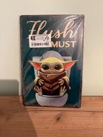 Baby yoda metalen bord toilet, Verzamelen, Ophalen, Nieuw