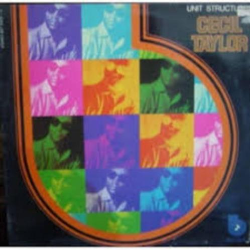 CECIL TAYLOR - EENHEIDSSTRUCTUREN (BLAUWE NOOT), Cd's en Dvd's, Vinyl | Jazz en Blues, Gebruikt, Jazz, 1960 tot 1980, Ophalen of Verzenden