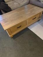 massief eiken salon tafel, Huis en Inrichting, Gebruikt, 100 tot 150 cm, Eikenhout, Minder dan 50 cm