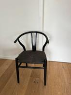 Zwarte stoelen 3 stuks, Huis en Inrichting, Stoelen, Gebruikt, Ophalen of Verzenden