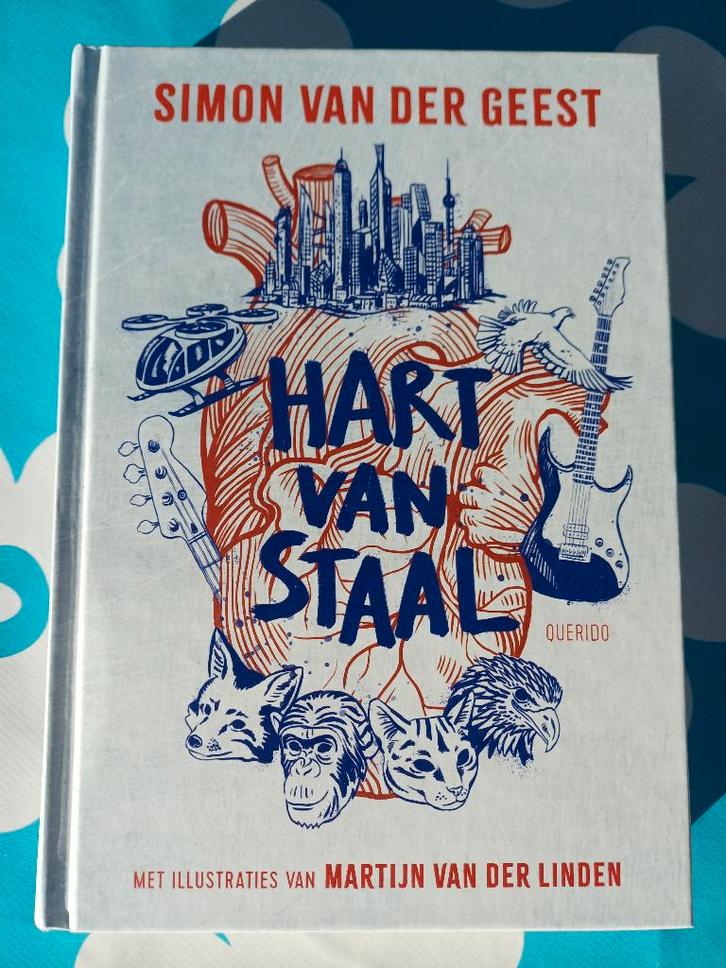 Boek Hart van Staal - Simon van der Geest, Boeken, Kinderboeken | Jeugd | 10 tot 12 jaar, Zo goed als nieuw, Fictie, Ophalen of Verzenden