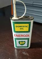 BP retro can halve fles  Domestic Oil "Energol", Gebruikt, Ophalen of Verzenden