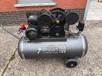 Compressor Bauger 100l 220v, Doe-het-zelf en Bouw, Compressors, Ophalen, Gebruikt