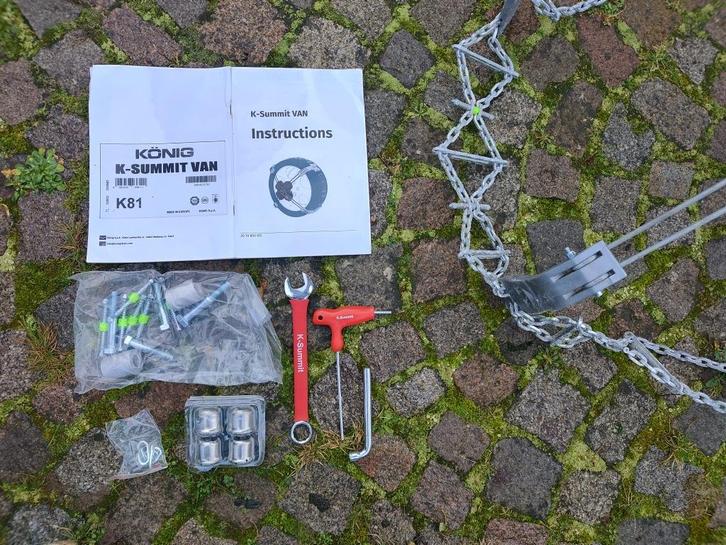 König K-Summit Van K81 loopvlak sneeuwkettingen!, Auto diversen, Sneeuwkettingen, Zo goed als nieuw, Ophalen