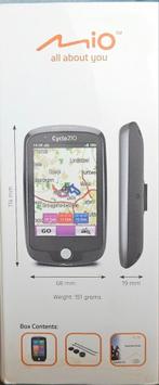 Mio Cyclo 210 navigatie, Fietsen en Brommers, Fietsaccessoires | Fietscomputers, Ophalen, Zo goed als nieuw