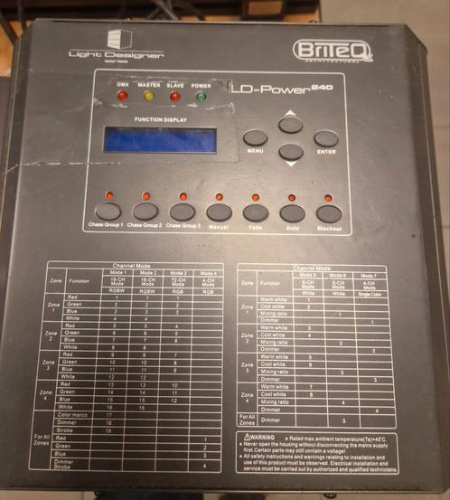 Briteq LD-Power 240 led voeding, Muziek en Instrumenten, Licht en Laser, Zo goed als nieuw, Ophalen