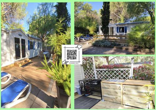 Mobil-home climatisé 4-6 pers - Camping 5 - Fréjus La Baume, Vakantie, Campings, Overige, Aan zee, Afwasmachine, Airconditioning