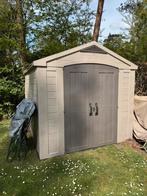 Keter tuinhuis 3,32D x 2,57B x 2,43H, Tuin en Terras, Tuinhuizen, Ophalen, Zo goed als nieuw, Kunststof, Tuinhuis