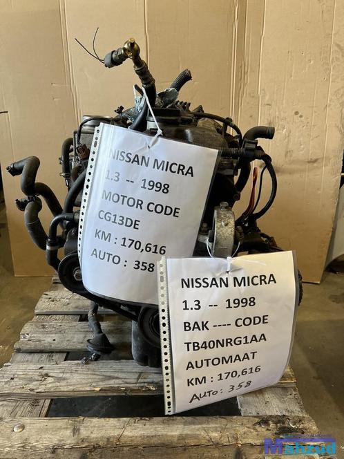NISSAN MICRA 2 K11 1.3 16V Motorblok motor CG13DE, Auto-onderdelen, Motor en Toebehoren, Nissan, Gebruikt