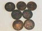 België lot 7 x 1 cent 1874 tem 1912, Ophalen of Verzenden
