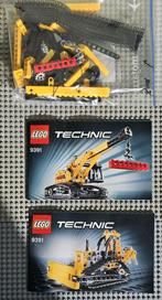 Lego Technic 9391 Tracked Crane, Ophalen, Zo goed als nieuw, Complete set, Lego