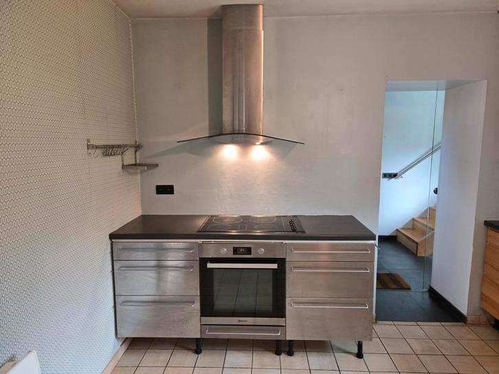 Ensemble meubles+ taque elec 5 foyers+ four + hotte smeg, Electroménager, Tables de cuisson, Utilisé, 5 zones de cuisson ou plus