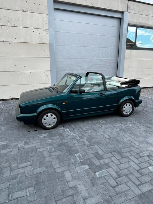 VW GOLF I CABRIO, Auto's, Volkswagen, Particulier, Golf, Radio, Benzine, Cabriolet, 2 deurs, Automaat, Groen, Grijs, Leder en Stof