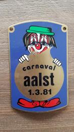 Plaket aalst carnaval 1981, Verzamelen, Merken en Reclamevoorwerpen, Ophalen of Verzenden, Zo goed als nieuw