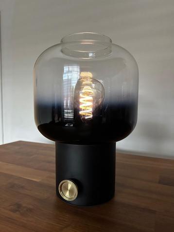 Zuiver moody tafellamp - Zwart glas in goede staat beschikbaar voor biedingen