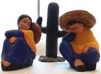 Ensemble de 3 statuettes mexicaines, art mexicain., Antiquités & Art, Enlèvement
