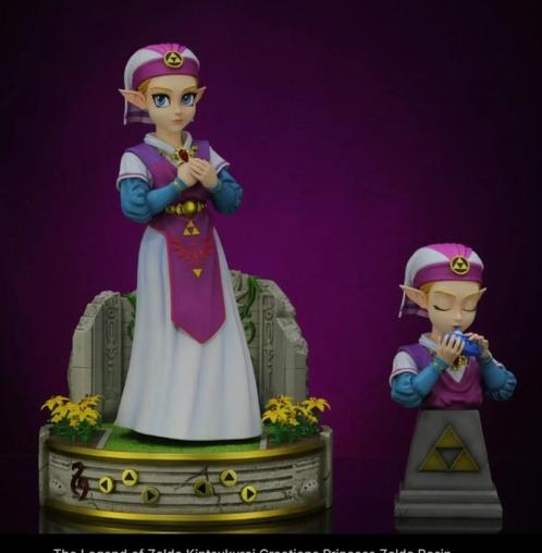 Kupoo studio- Zelda statue OOT high quality resin, Verzamelen, Beelden en Beeldjes, Nieuw, Fantasy, Ophalen of Verzenden
