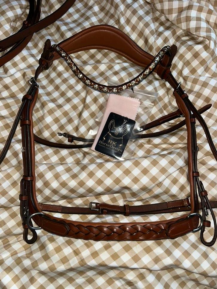 Bruin hoofdstel maat full, Dieren en Toebehoren, Paarden en Pony's | Hoofdstellen en Tuigage, Zo goed als nieuw, Ophalen of Verzenden