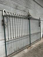 Prachtig zwaar vol smeedijzeren hekken dubbele poort !!, Porte du jardin, Enlèvement, Utilisé, Fer