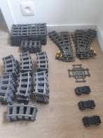Lot Lego 9V Treinsporen, Ophalen of Verzenden, Zo goed als nieuw