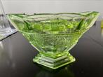 Art Deco bloemensteker in uranium glas. Zeer goede staat, Antiek en Kunst, Antiek | Glaswerk en Kristal, Ophalen