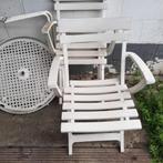 lot 2 chaises pliantes avec accoudoirs, terrasse, Inklapbaar, Ophalen