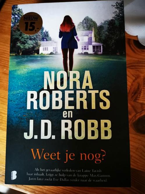 Nora Roberts J.D. Robb - Weet je nog? Als nieuw, Livres, Thrillers, Comme neuf, Enlèvement ou Envoi