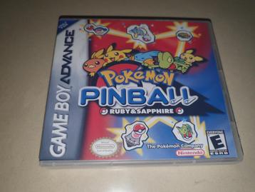 Pokemon Pinball Ruby & Sapphire GBA Game Case
