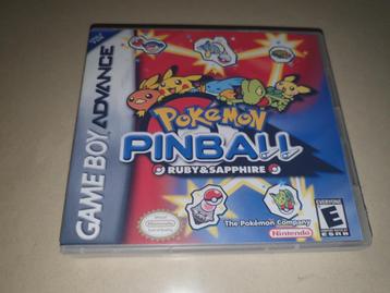 Pokemon Pinball Ruby & Sapphire GBA Game Case, Envoi, Comme neuf