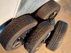 4 jantes originales VW avec des pneus hiver 195/65-15, Ophalen, Gebruikt, 15 inch, Banden en Velgen