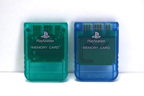 Carte mémoire originale Playstation 1 verte/bleue SCPH-1020, Consoles de jeu & Jeux vidéo, Consoles de jeu | Sony Consoles | Accessoires