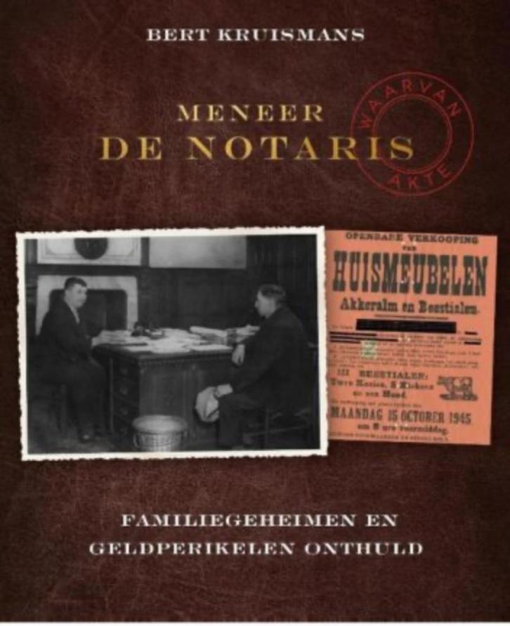 Meneer de notaris Bert Kruismans, Livres, Biographies, Enlèvement
