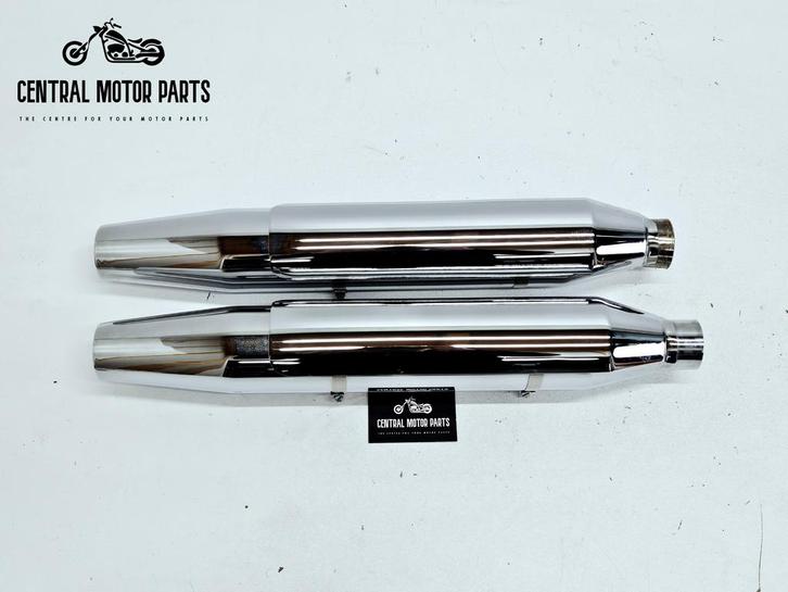 Silencieux chromés Dyna 2006-2017, Motos, Pièces | Harley-Davidson, Utilisé, Enlèvement ou Envoi