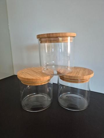 Dille&Kamille 3x voorraadpot glas 450ml beschikbaar voor biedingen
