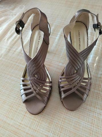 Chaussures très élégantes de Linea Raffaelli taille 38. Jama, Linea raffaelli, Enlèvement ou Envoi, Comme neuf, Brun
