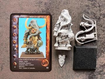 Rackham Confrontation Mercenary Ogre + card NEW