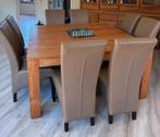 Eettafel teak 160 x 160, Huis en Inrichting, Ophalen, Zo goed als nieuw
