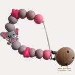 noekies speenkoord olifantje grijs roze, Kinderen en Baby's, Verzenden, Nieuw, Overige typen