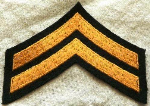 Chevron, NCM, Leading Seaman, Canadian Naval Forces, 1980s., Verzamelen, Militaria | Algemeen, Marine, Overige typen, Ophalen of Verzenden