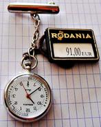 Montre  de poche RODANIA quartz, infirmièr(e), métal chromé, Ophalen of Verzenden, Nieuw