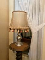 Tinnen lamp met lampenkap, Ophalen, Zo goed als nieuw