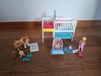barbie babyset met accesoires, Kinderen en Baby's, Speelgoed | Poppen, Ophalen of Verzenden, Zo goed als nieuw, Barbie