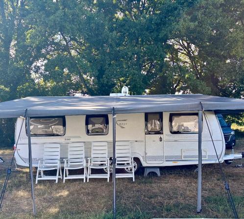 FENDT OPAL 590, Caravans en Kamperen, Caravans, Particulier, tot en met 5, 1250 - 1500 kg, Fendt, Douche, Luifel, Uitbouw voortent