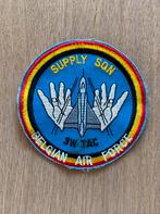 Belgian Air Force - 3 W TAC - SUPPLY SQN, Gebruikt, Ophalen of Verzenden, Patch, Badge of Embleem